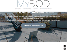 Tablet Screenshot of mybodwellness.com